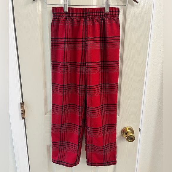 Blake Shelton Lands End Red Plaid Flannel Boys Size 8 - Picture 6 of 8